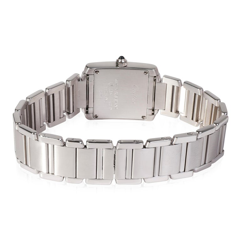 Cartier Tank Francaise W50012S3 Women's Watch in 18kt White Gold

SKU: 115848

PRIMARY DETAILS
Brand: Cartier
Model: Tank Francaise
Country of Origin: Switzerland
Movement Type: Quartz: Battery
Year of Manufacture: 2000-2009
Condition: Retail price