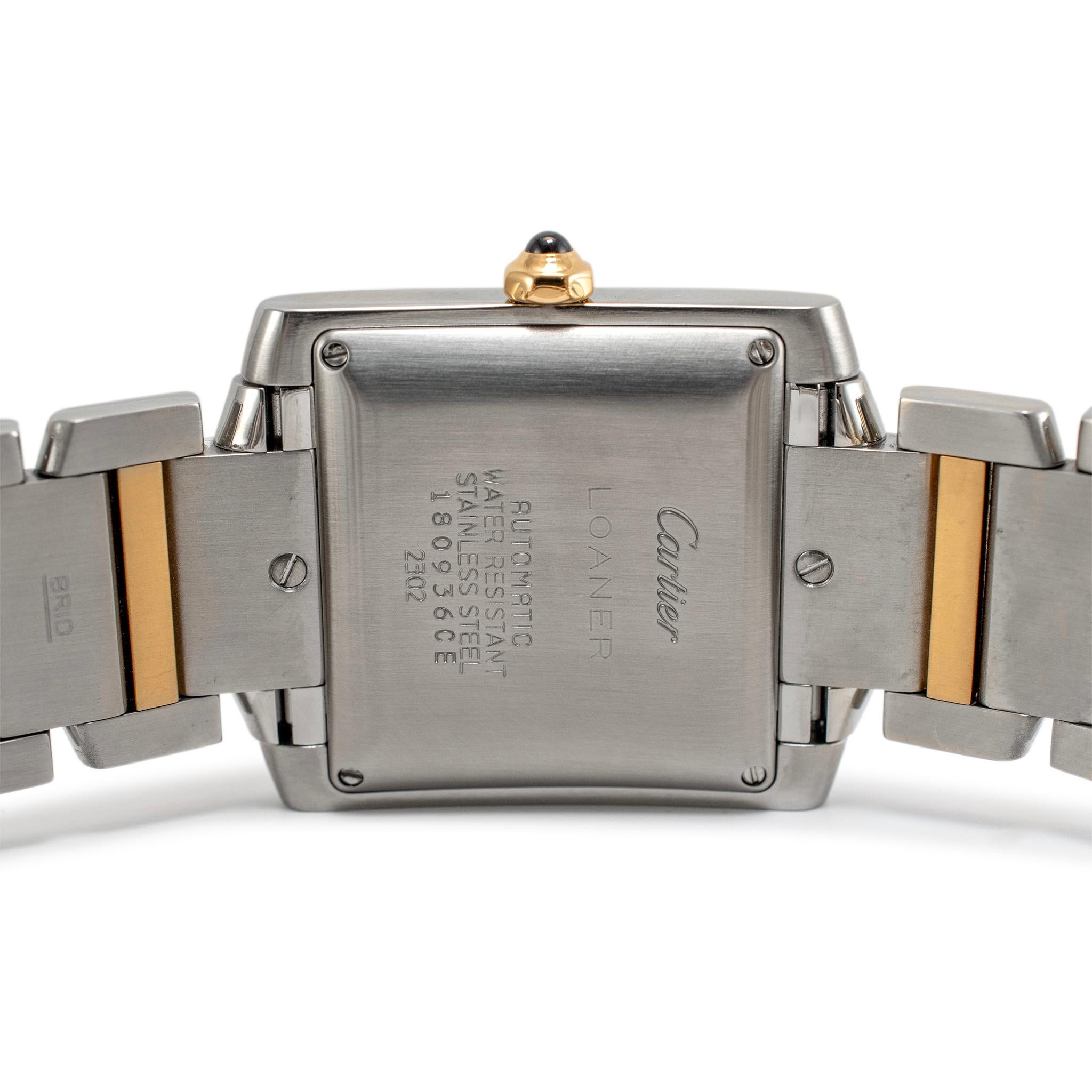 Cartier Tank Francaise W51005Q4 2302 Large Yellow Gold & Stainless Steel Watch 1