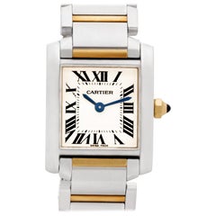 Cartier Tank Francaise W51007Q4, White Dial, Certified and Warranty