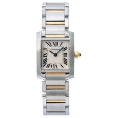Cartier Tank Francaise W51007Q4, Beige Dial, Certified and Warranty