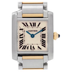 Cartier Tank Francaise W51007Q4, Black Dial, Certified and Warranty