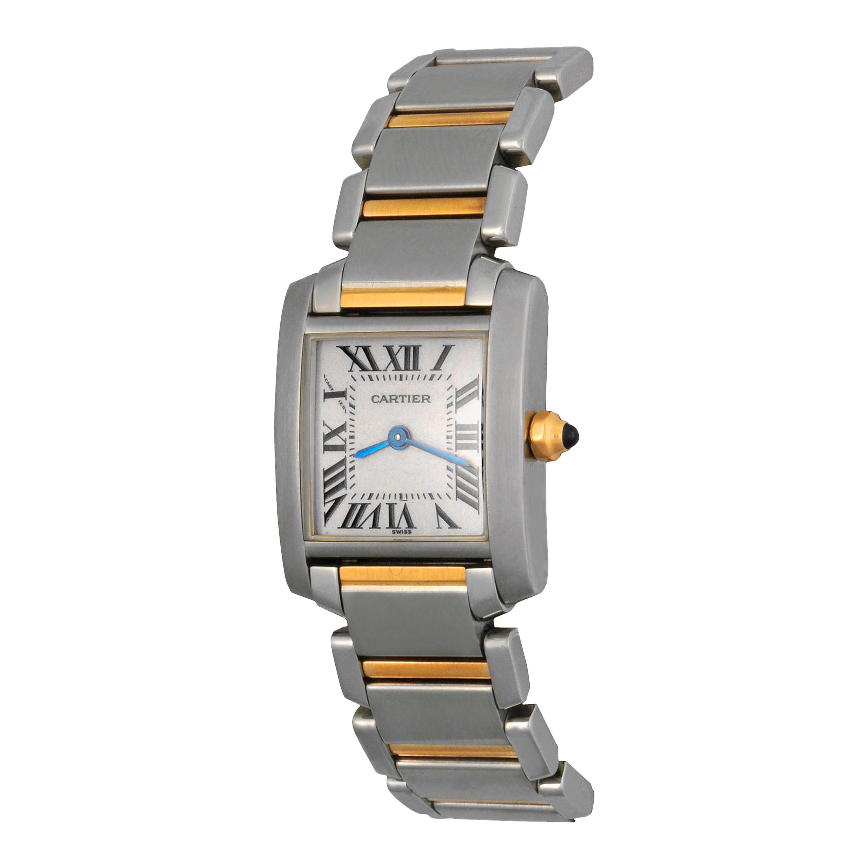 Cartier Tank Francaise W51007Q4 Ladies Pre-Owned For Sale