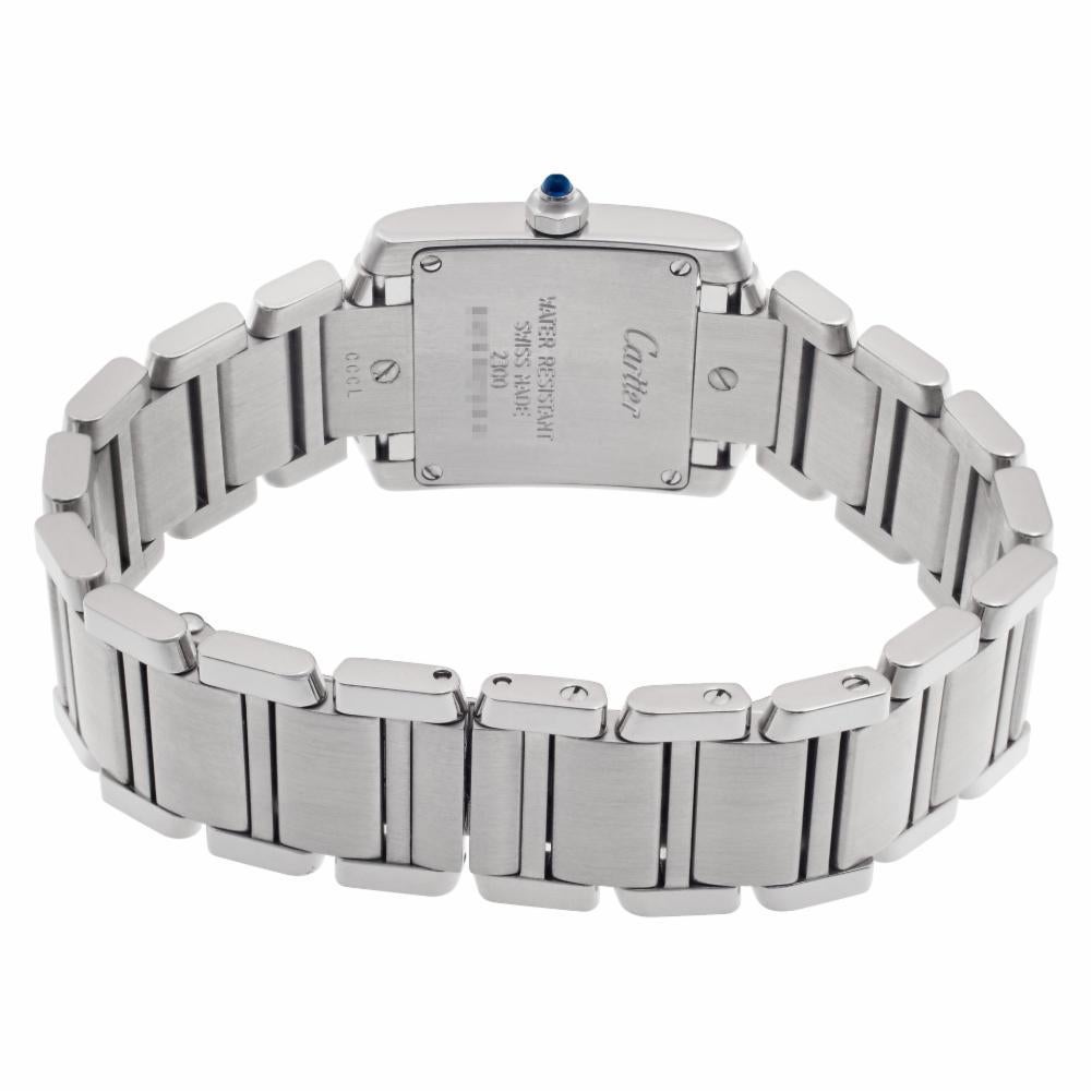 Cartier Tank Francaise W51008Q3, Silver Dial, Certified 1