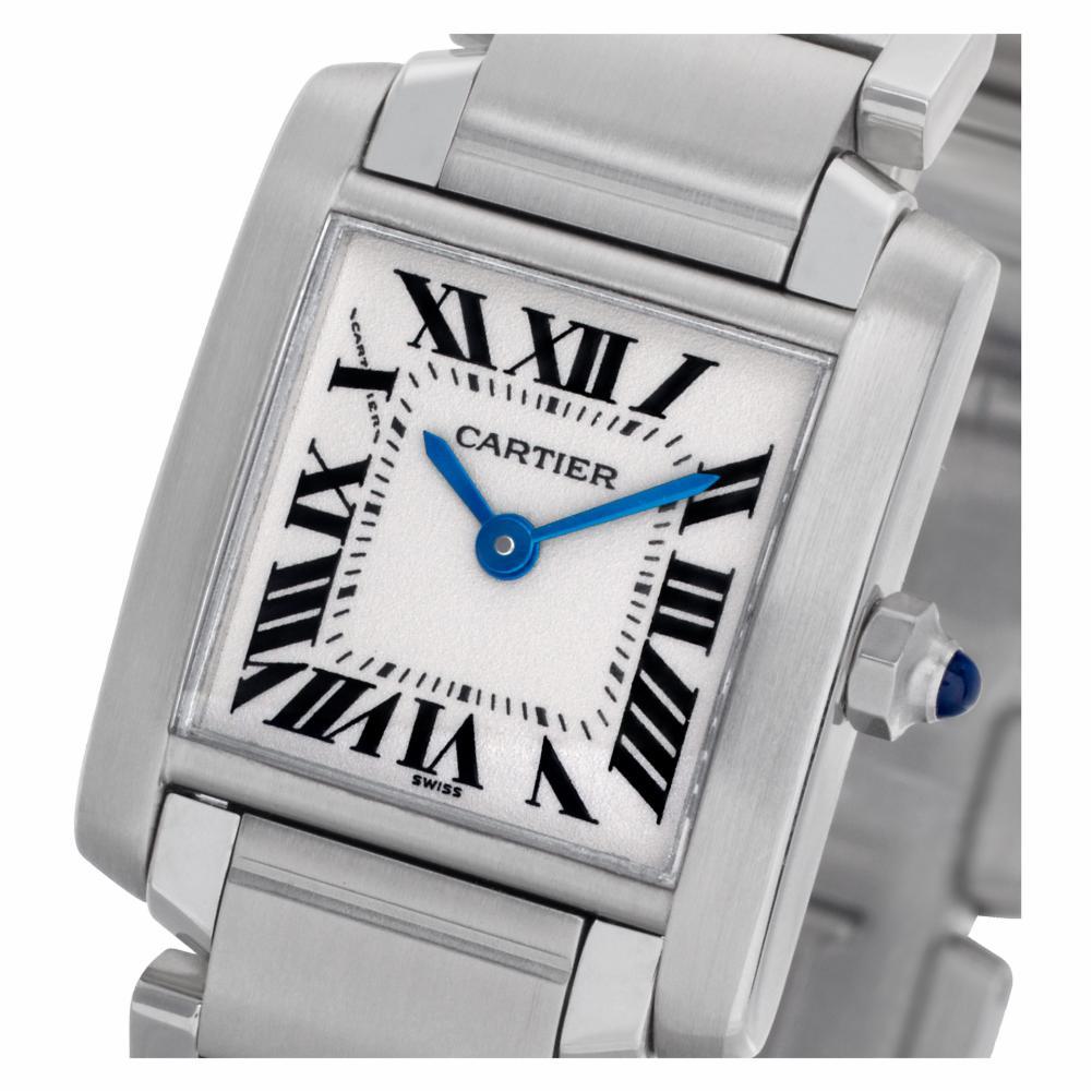 Cartier Tank Francaise W51008Q3, Silver Dial, Certified 3