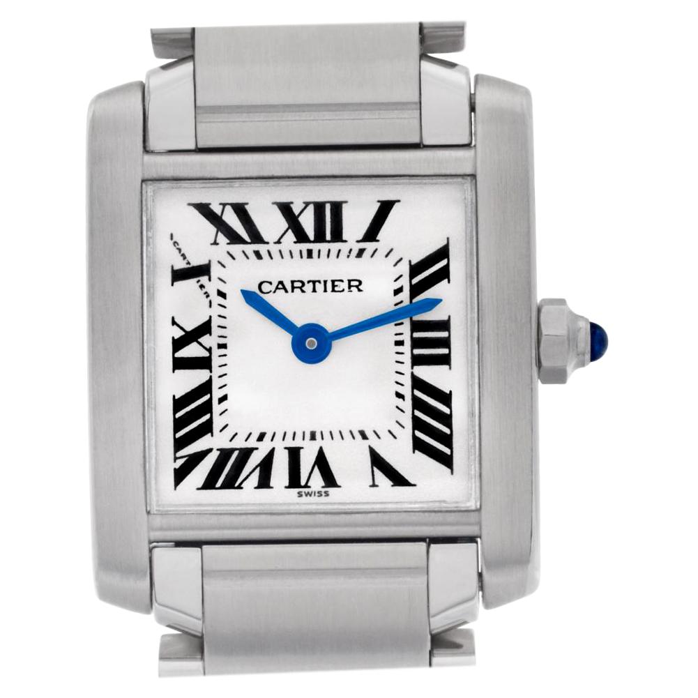 Cartier Tank Francaise W51008Q3, Silver Dial, Certified