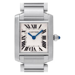 Cartier Tank Francaise W51008Q3, Beige Dial, Certified and Warranty