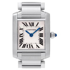 Cartier Tank Francaise W51008Q3, Case, Certified and Warranty
