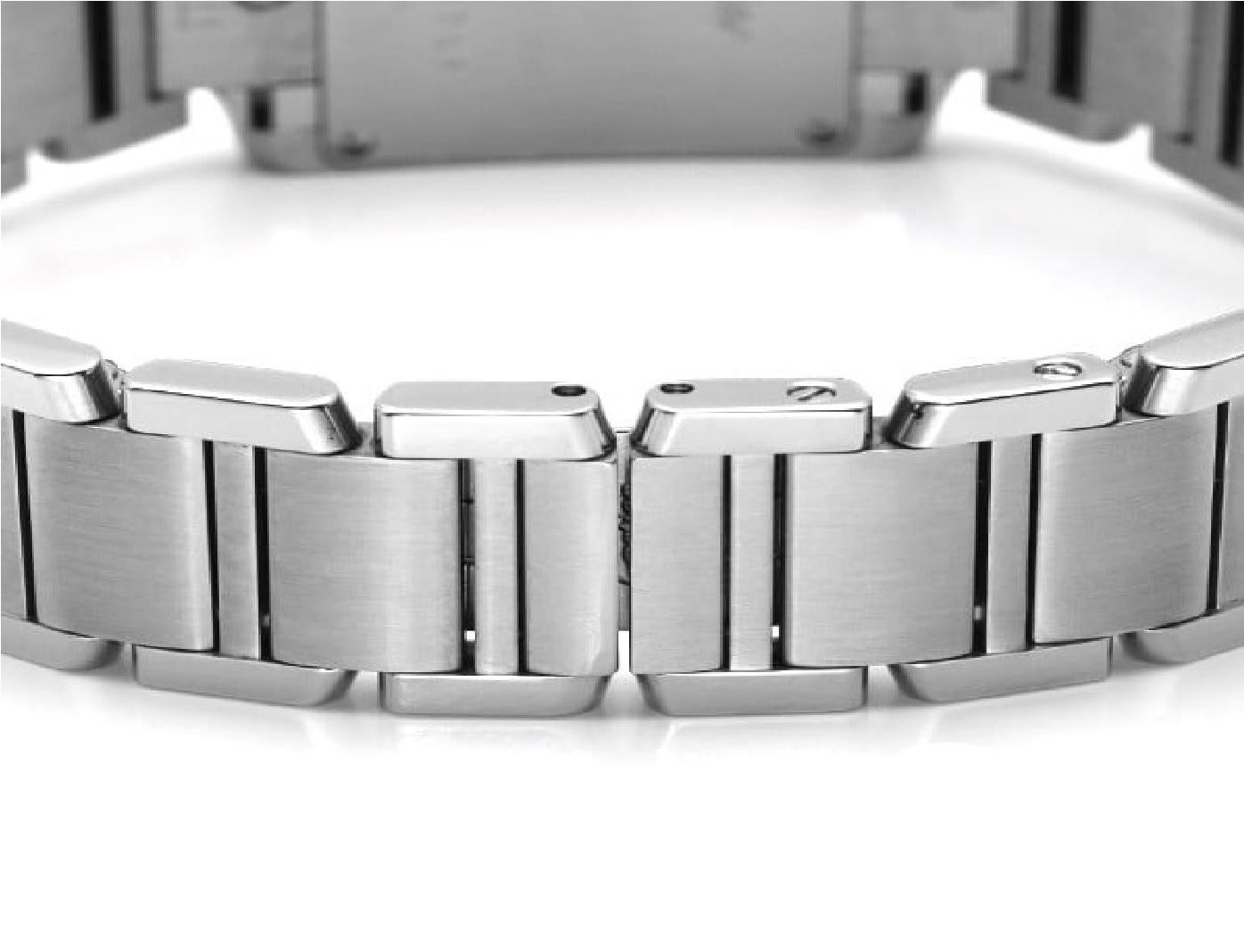 Cartier Tank Française W51008Q3 - Elegant Ladies' Quartz Watch, Stainless Steel 4