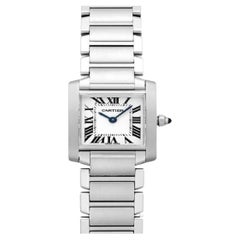 Cartier Tank Française W51008Q3 - Elegante Quarzuhr für Damen, Edelstahl