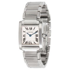 Cartier Tank Francaise W51008Q3, Silver Dial, Certified and Warranty