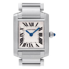 Cartier Tank Francaise W51008Q3, Silver Dial, Certified