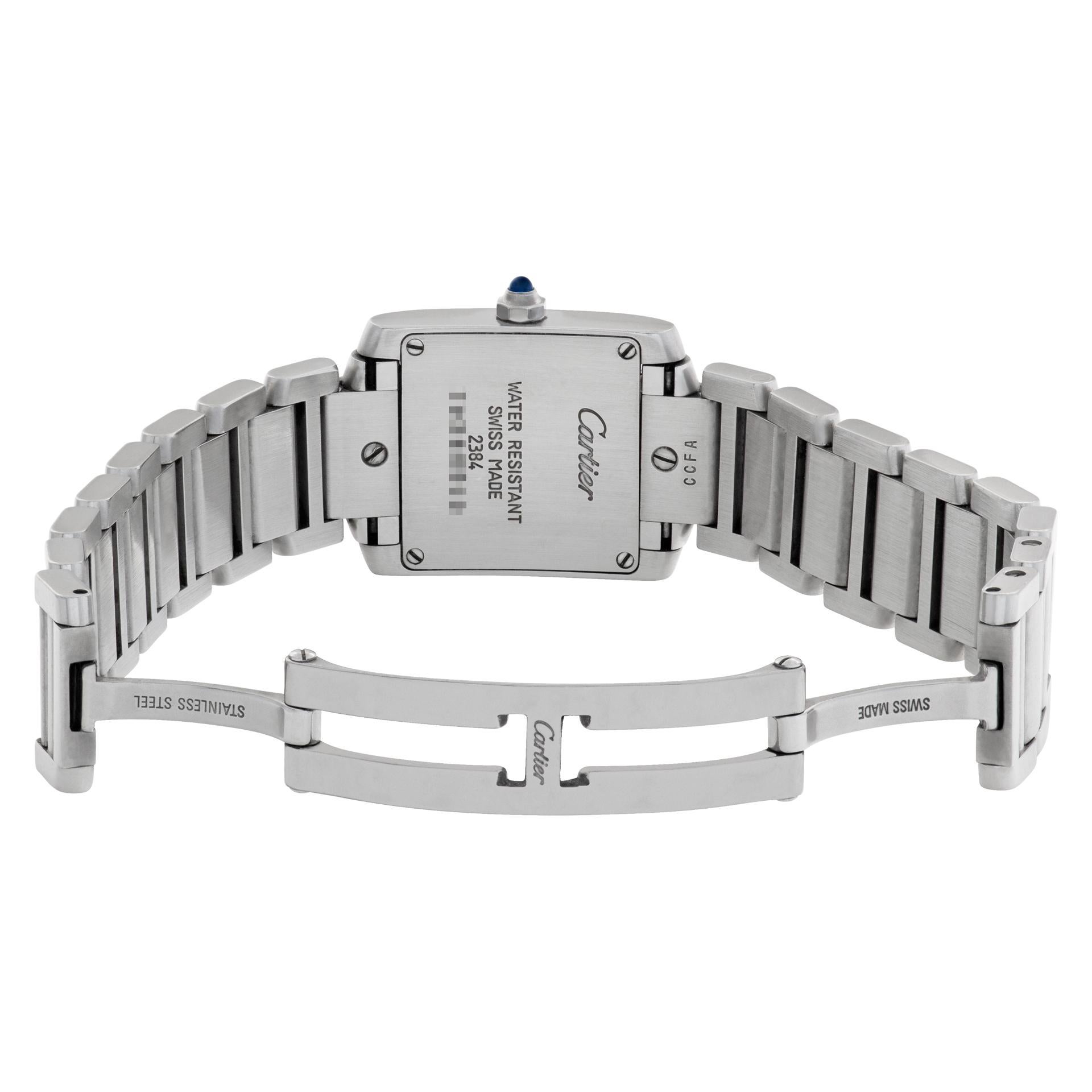 cartier tank steel bracelet