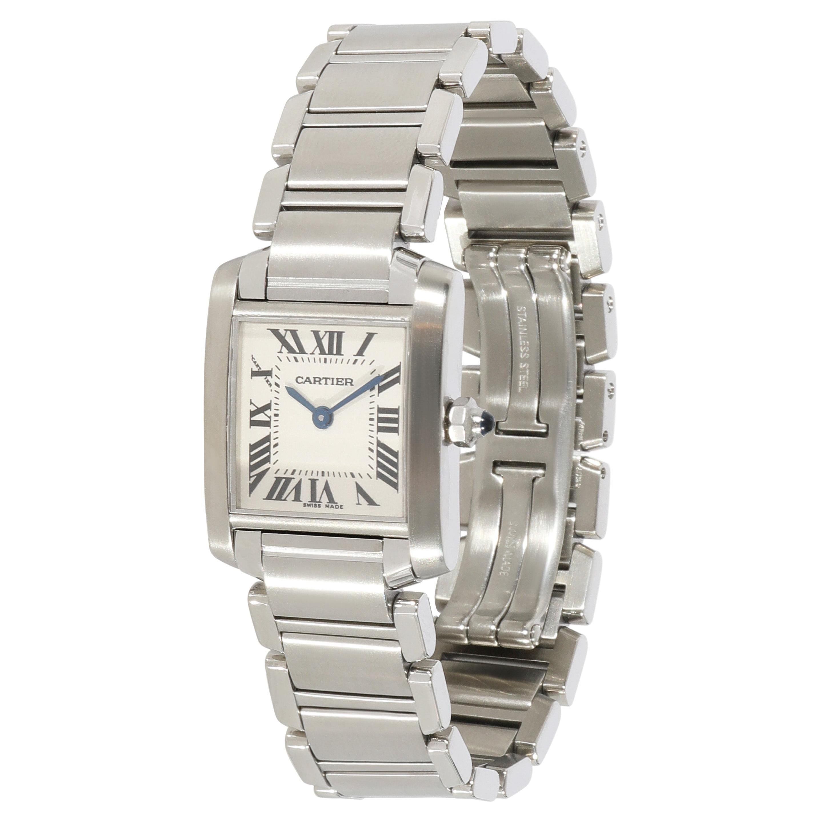 Cartier Tank Francaise W51008Q3 Women's Watch in Stainless Steel