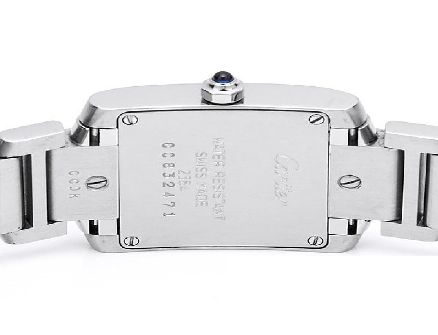 Cartier Tank Française W51008Q3 Women's Watch - Quartz, Stainless Steel 4