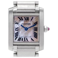 Cartier Tank Francaise W51028Q3, Silver Dial, Certified