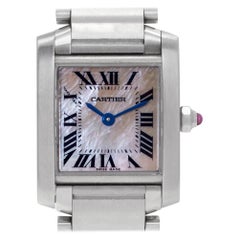 Cartier Tank Francaise W51028Q3, Case, Certified and Warranty