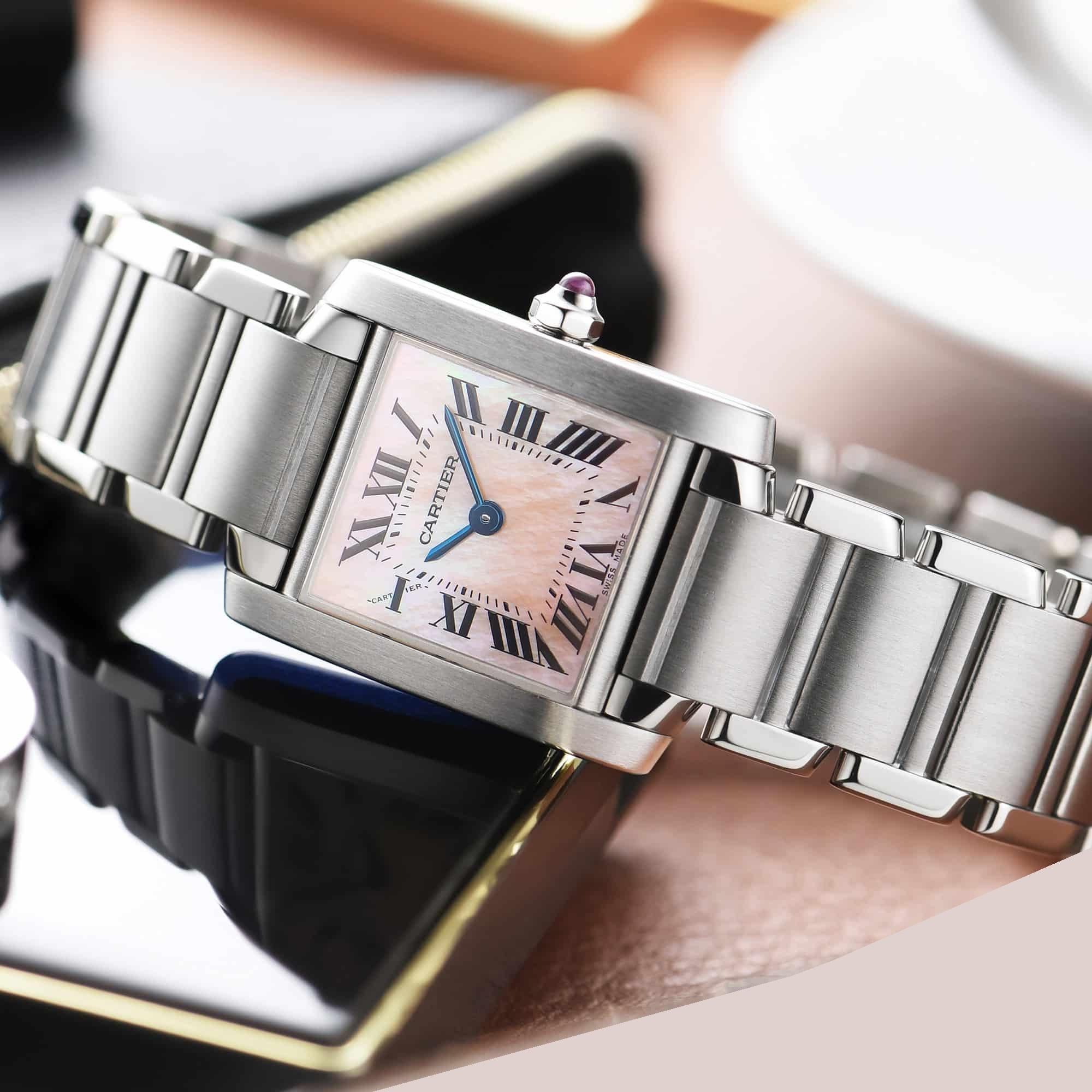 Immerse yourself in the world of timeless elegance with the Cartier Tank Française W51028Q3, a distinguished timepiece that encapsulates the essence of Cartier's storied heritage. This exquisite women's watch, designed with precision and grace,