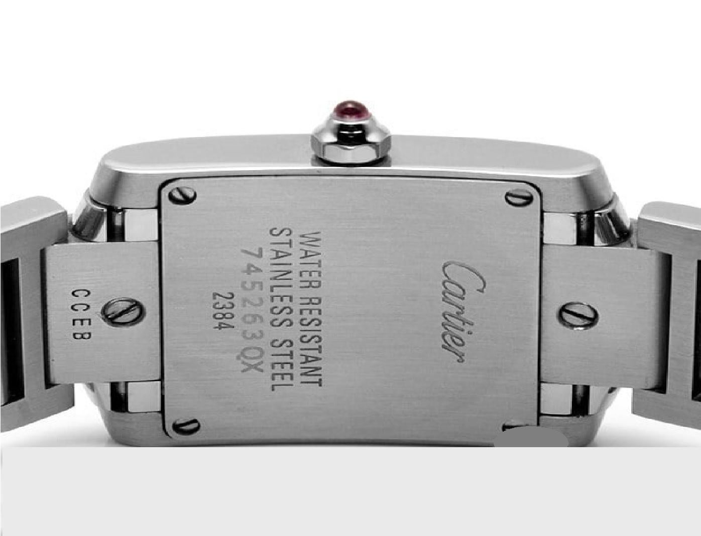 Cartier Tank Française W51028Q3 Ladies' Watch - Elegant Steel Quartz 3