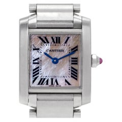 Cartier Tank Francaise W51028Q3, White Dial, Certified and Warranty