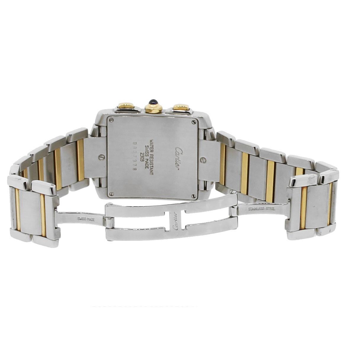 Cartier Tank Francaise Watch In Excellent Condition In Boca Raton, FL