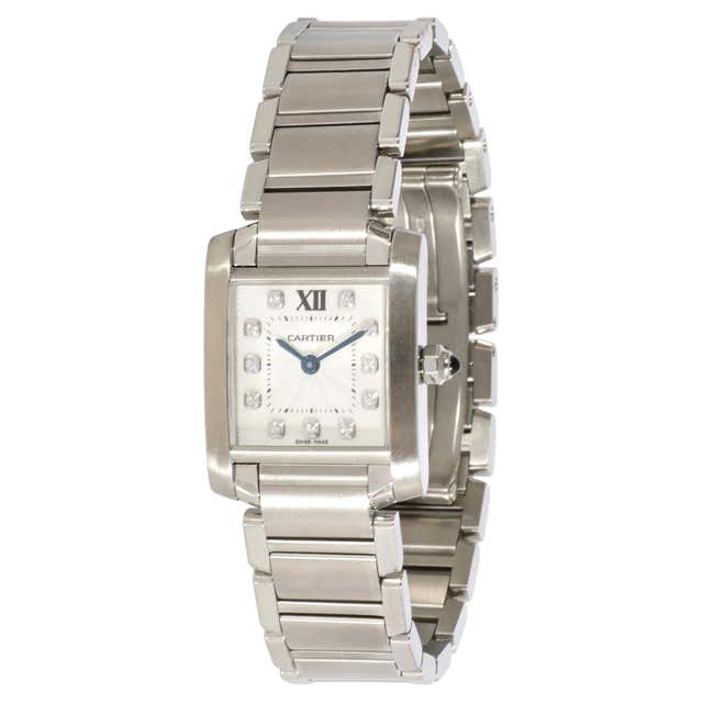 Cartier Tank Francaise 2385 WE1001RG Womens 18kt Gold Quartz Watch 3 ...