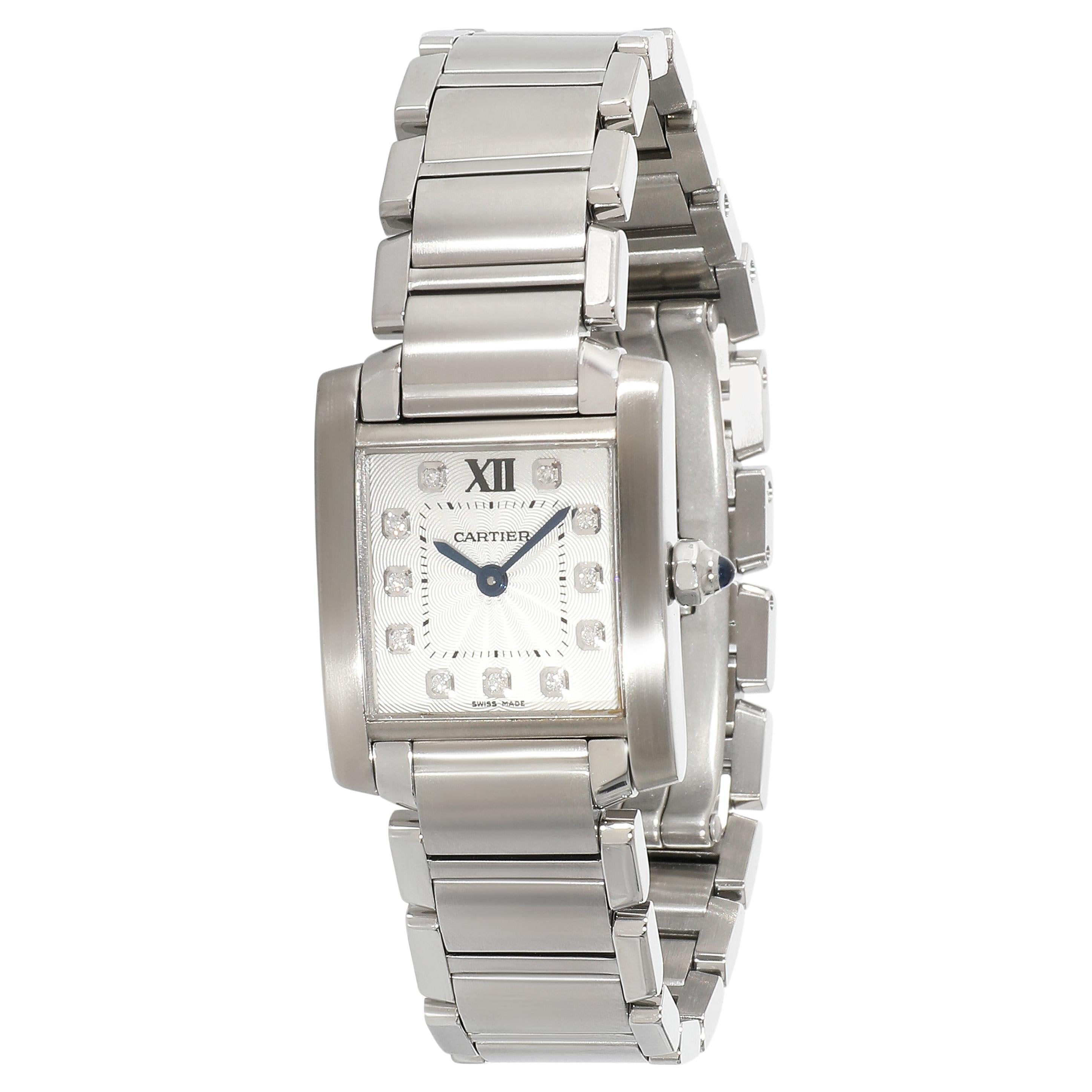 Cartier Tank Francaise WE110006 Women's Watch in  Stainless Steel