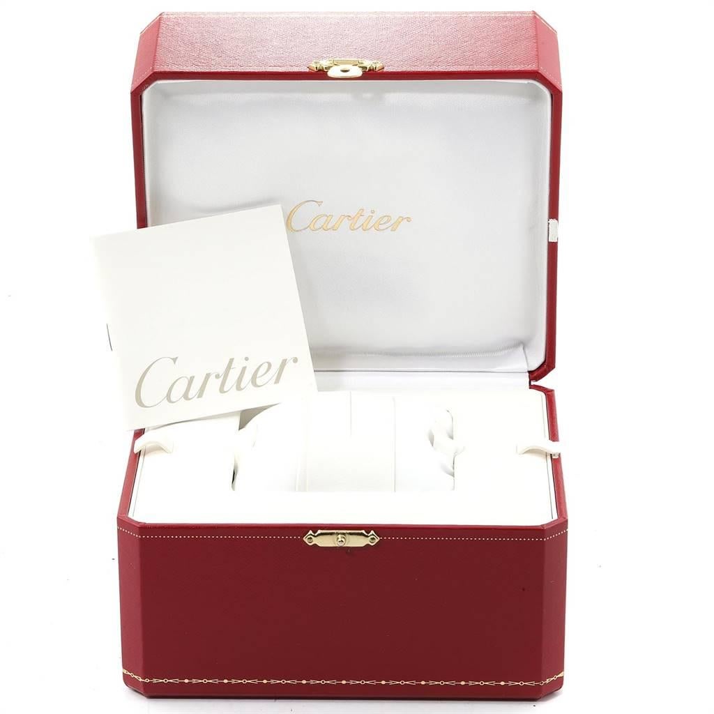 Cartier Tank Francaise White Gold Diamond Ladies Watch WE1002SF 1