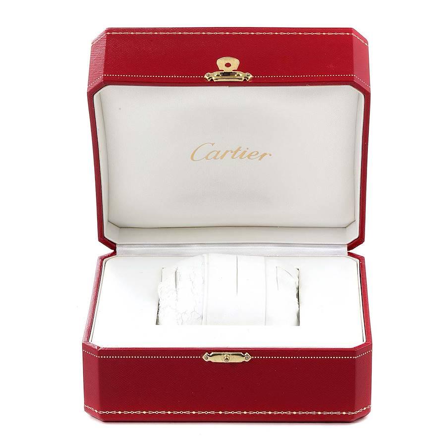 Cartier Tank Francaise White Gold Quartz Ladies Watch W50012S3 2