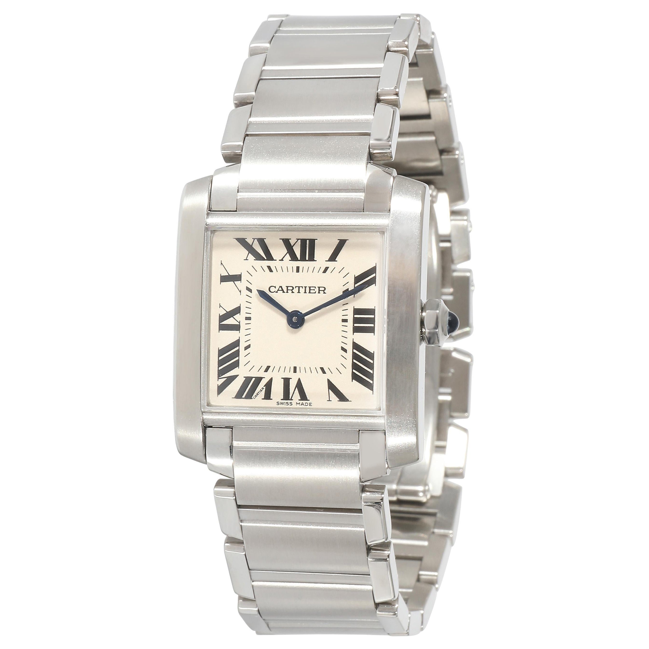 Cartier: Unisex-Uhr Tank Francaise WSTA0005  Rostfreier Stahl