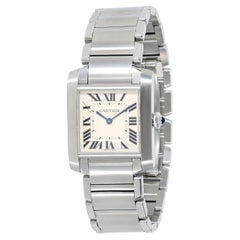 Cartier Tank Francaise WSTA0005 Unisex Watch in Stainless Steel