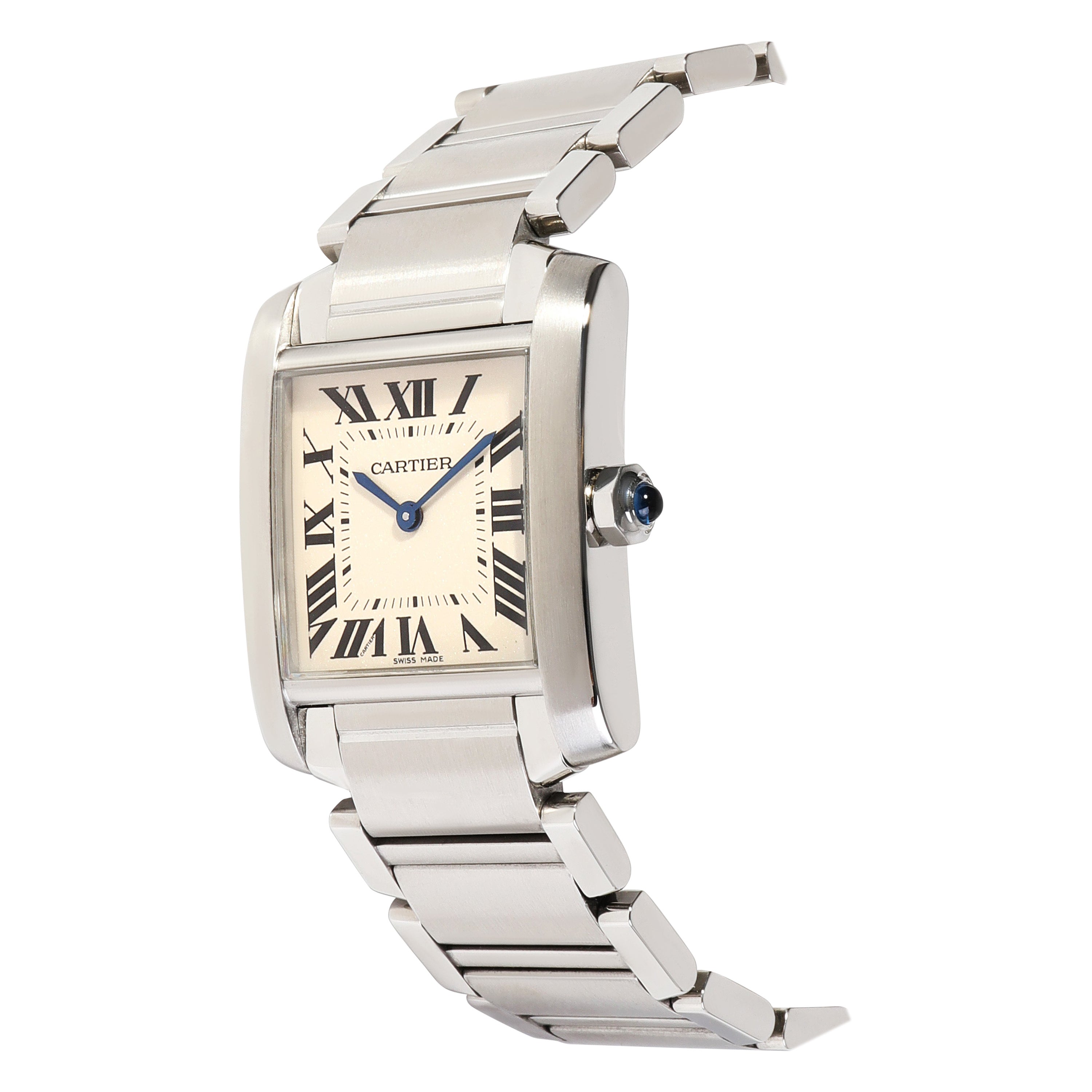 Cartier: Edelstahl-Damenuhr Tank Francaise WSTA0005