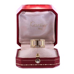 Cartier Tank Francaise Yellow Gold and Diamond Band Ring