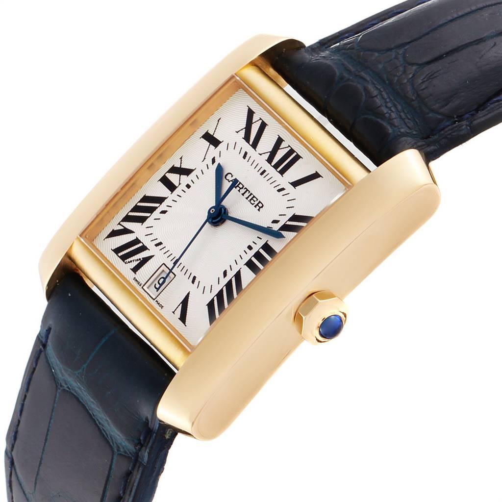cartier watch black and gold