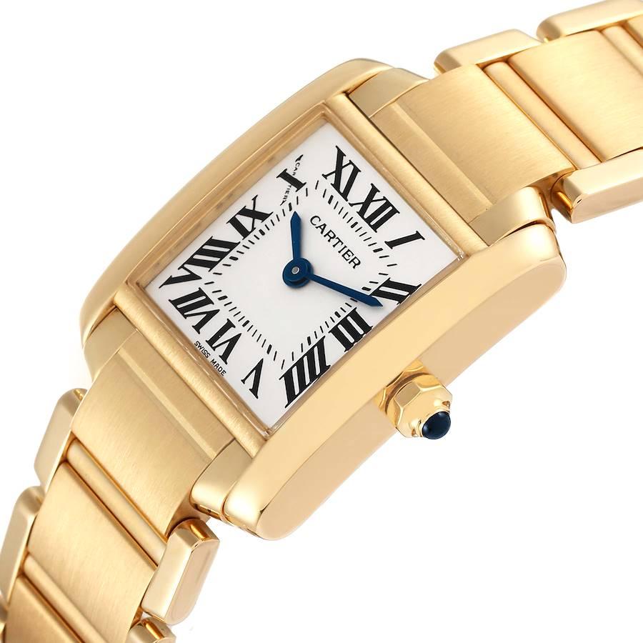 Cartier Tank Francaise Yellow Gold Quartz Ladies Watch W50002N2 1
