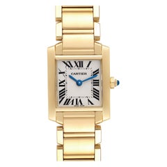 Cartier Tank Francaise Yellow Gold Quartz Ladies Watch W50002N2
