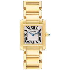 Cartier Tank Francaise Yellow Gold Quartz Ladies Watch W50002N2
