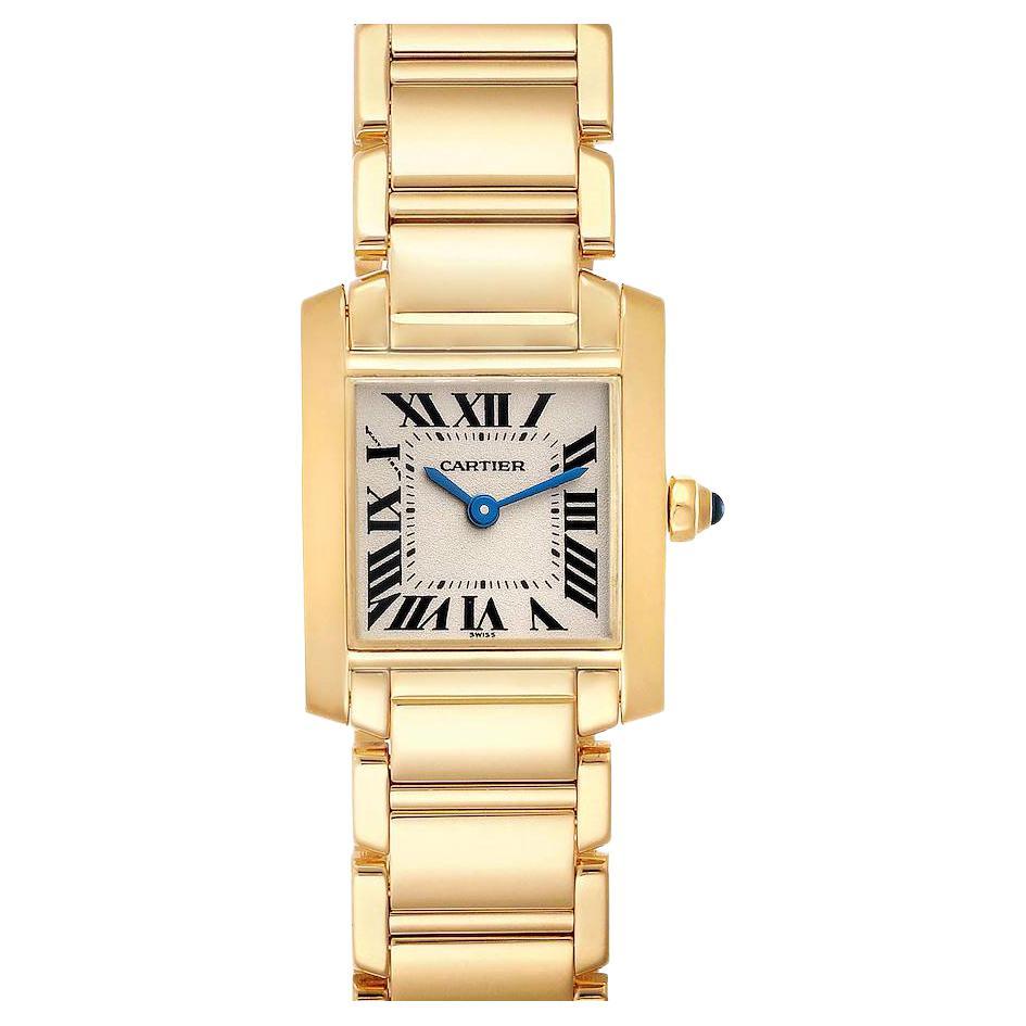 Cartier Tank Francaise Yellow Gold Quartz Ladies Watch W50002N2