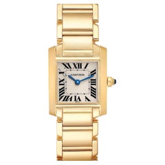 Cartier Tank Francaise Yellow Gold Quartz Ladies Watch W50002N2