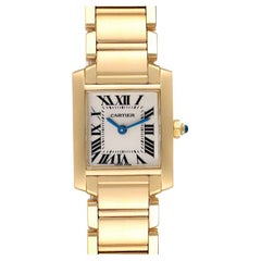 Cartier Tank Francaise Yellow Gold Quartz Ladies Watch W50002N2