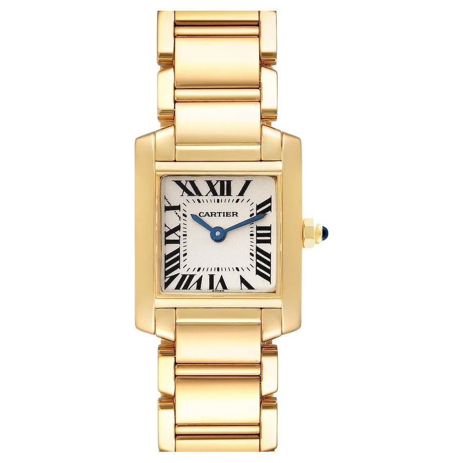 Cartier Tank Francaise Yellow Gold Quartz Ladies Watch W50002N2