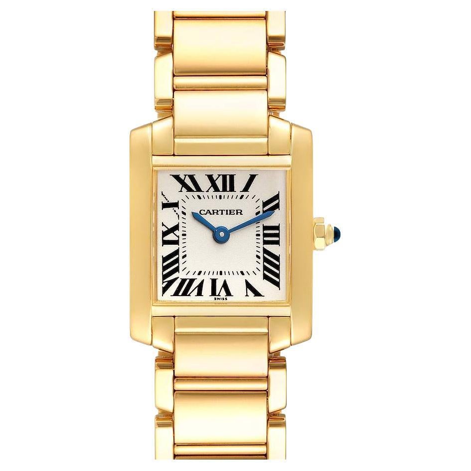 Cartier Tank Francaise Yellow Gold Quartz Ladies Watch W50002N2