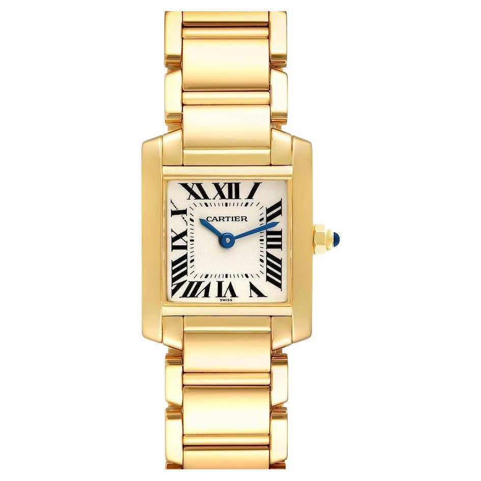 Cartier Tank Francaise Yellow Gold Quartz Ladies Watch W50002N2