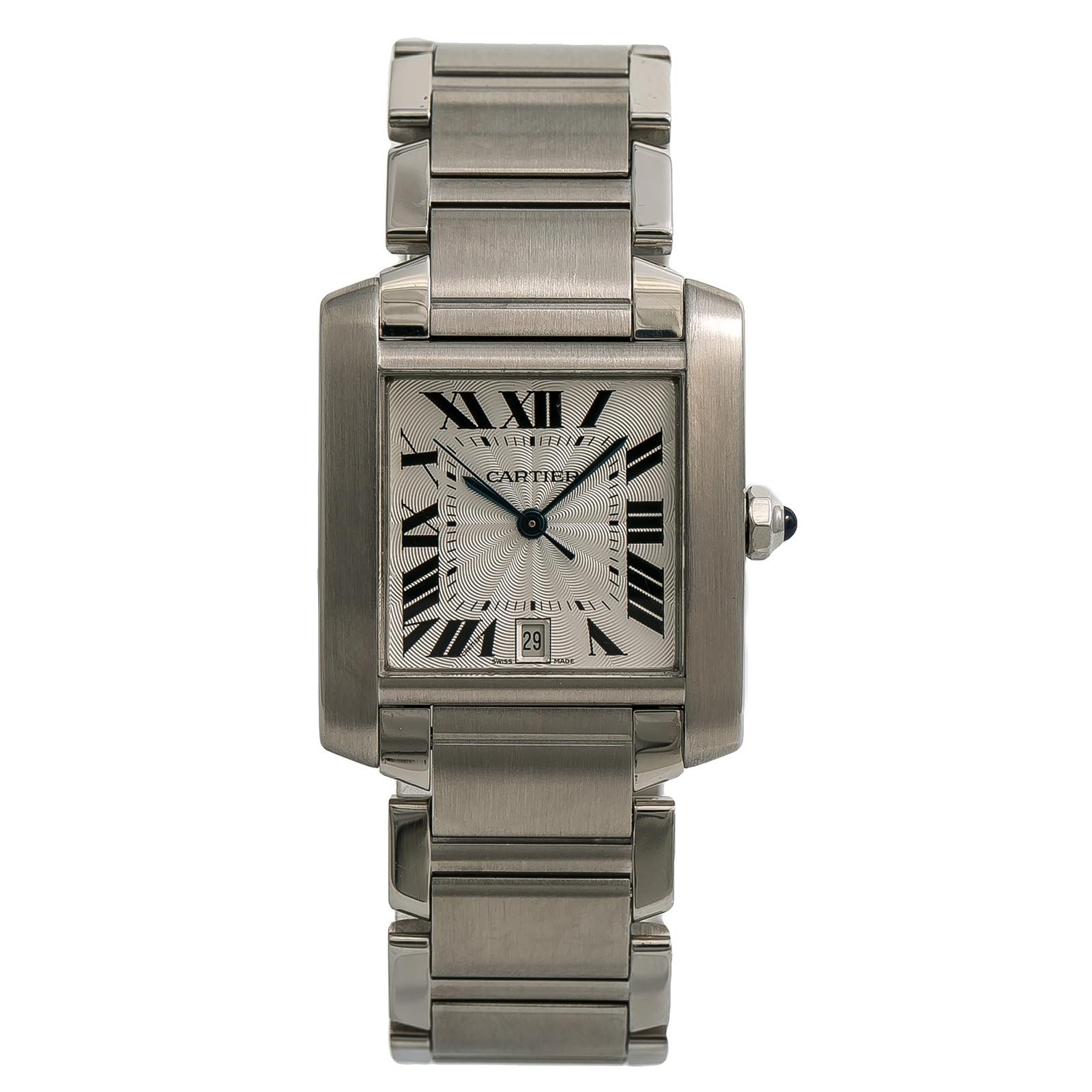 Cartier Tank Francaise2520, Dial Certified Authentic For Sale