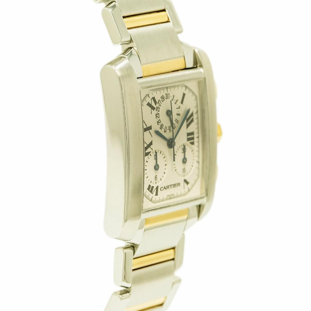 Women's Cartier Tank Francaise 3714, Dial Certified Authentic For Sale
