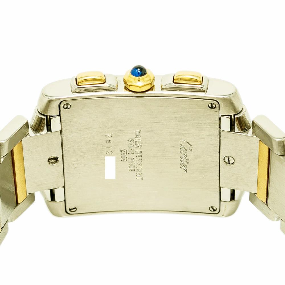 Cartier Tank Francaise 3714, Dial Certified Authentic For Sale 1