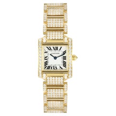 Cartier Tank Franchise Diamond Set 2364 Watch