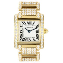 Cartier Tank Franchise Diamond Set 2364 Watch