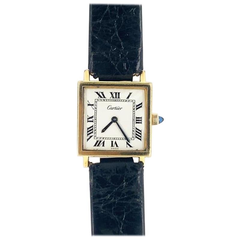 Cartier Tank Gold Watch