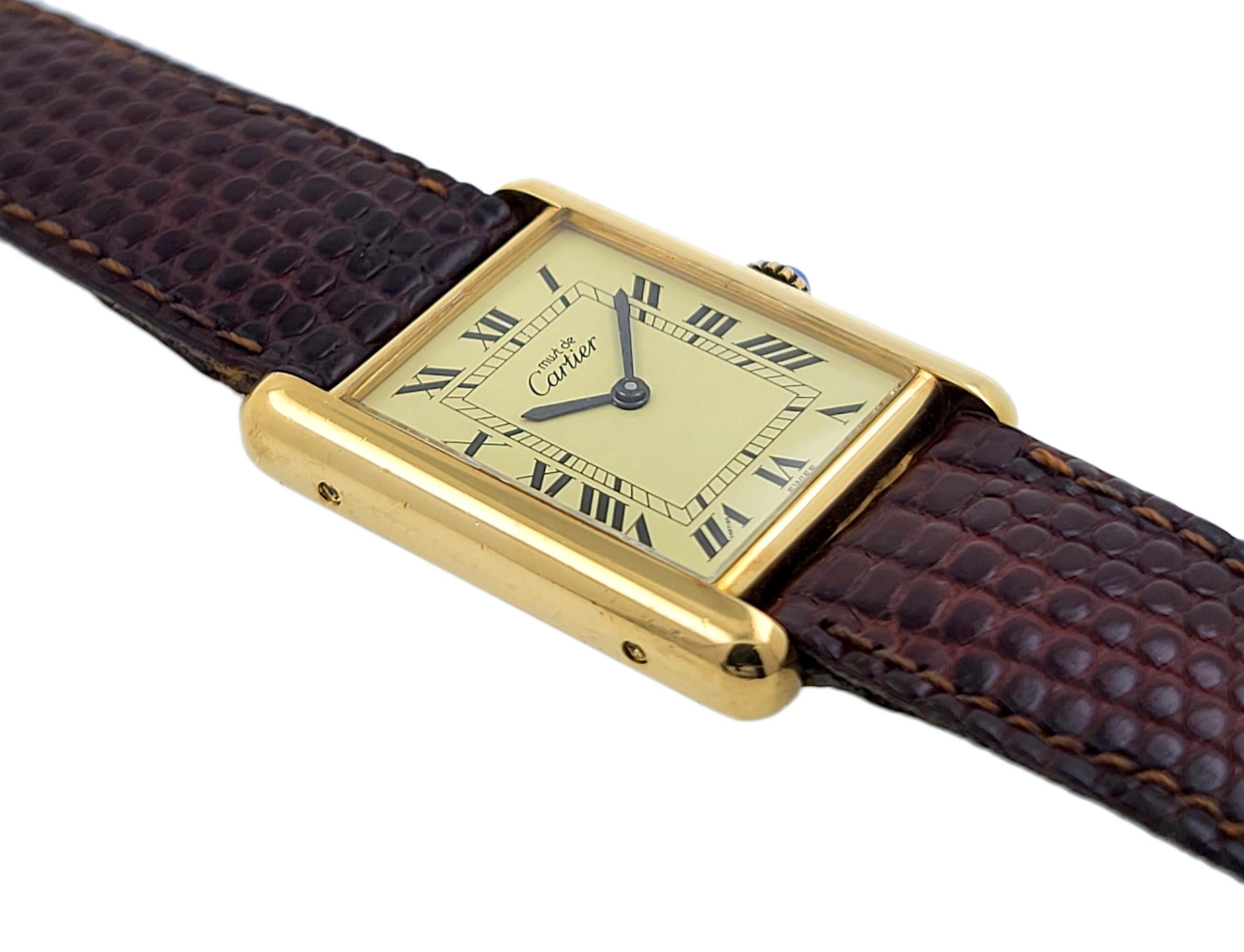 cartier must gold