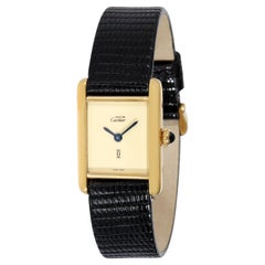 Cartier: Damenuhr Tank le must de Cartier in  Vermeil